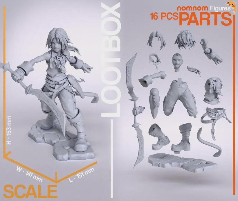 Final Fantasy IX 9-Figure Statue Bundle | 14K Resin Mini or 1:10 Scale Kit