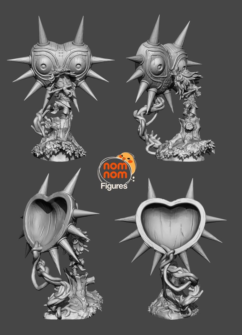 Skull Kid & Majora’s Mask (NomNom Figures)