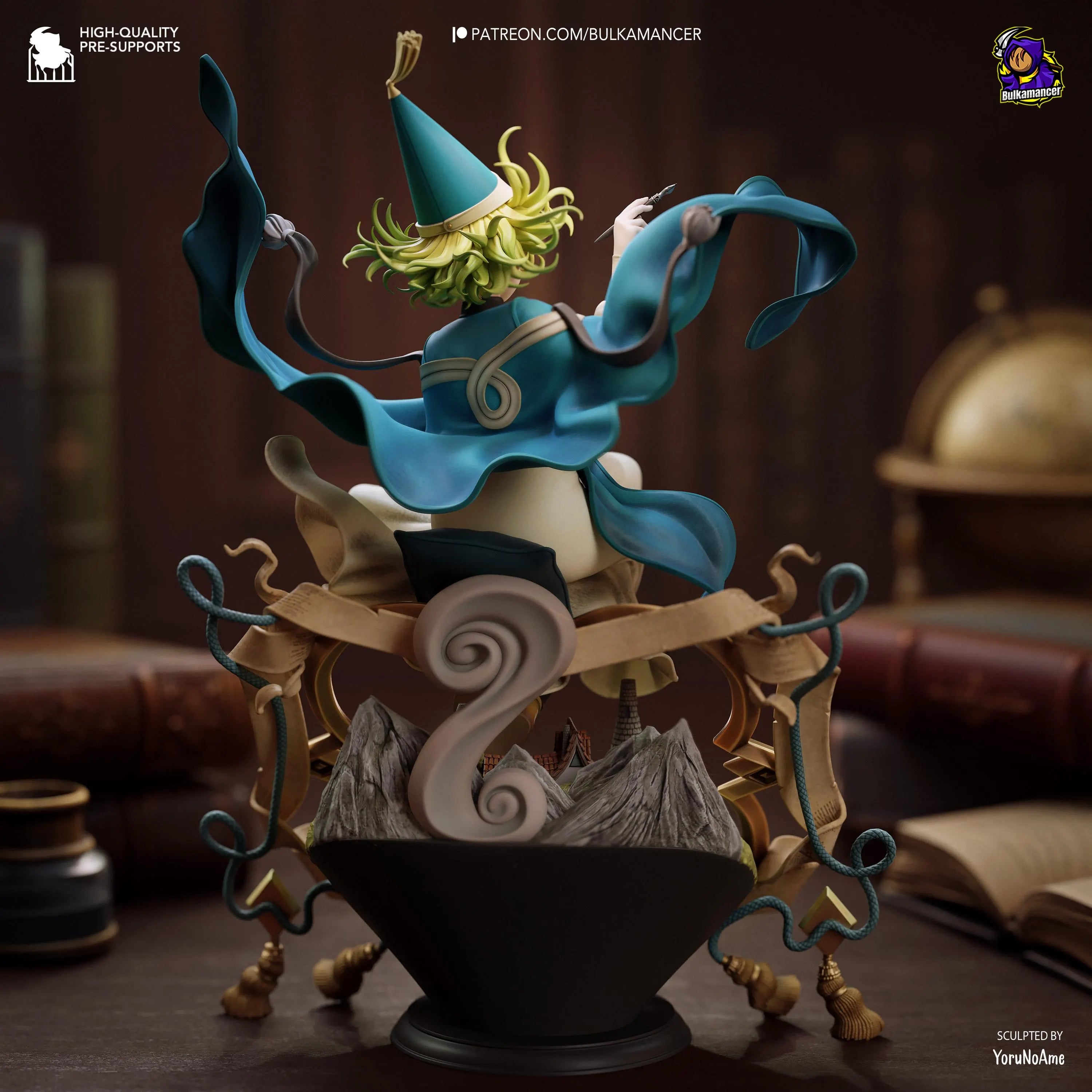 Witch Hat Atelier Coco Figure – Detailed Anime Statue, Fan Art Collectible Model Kit