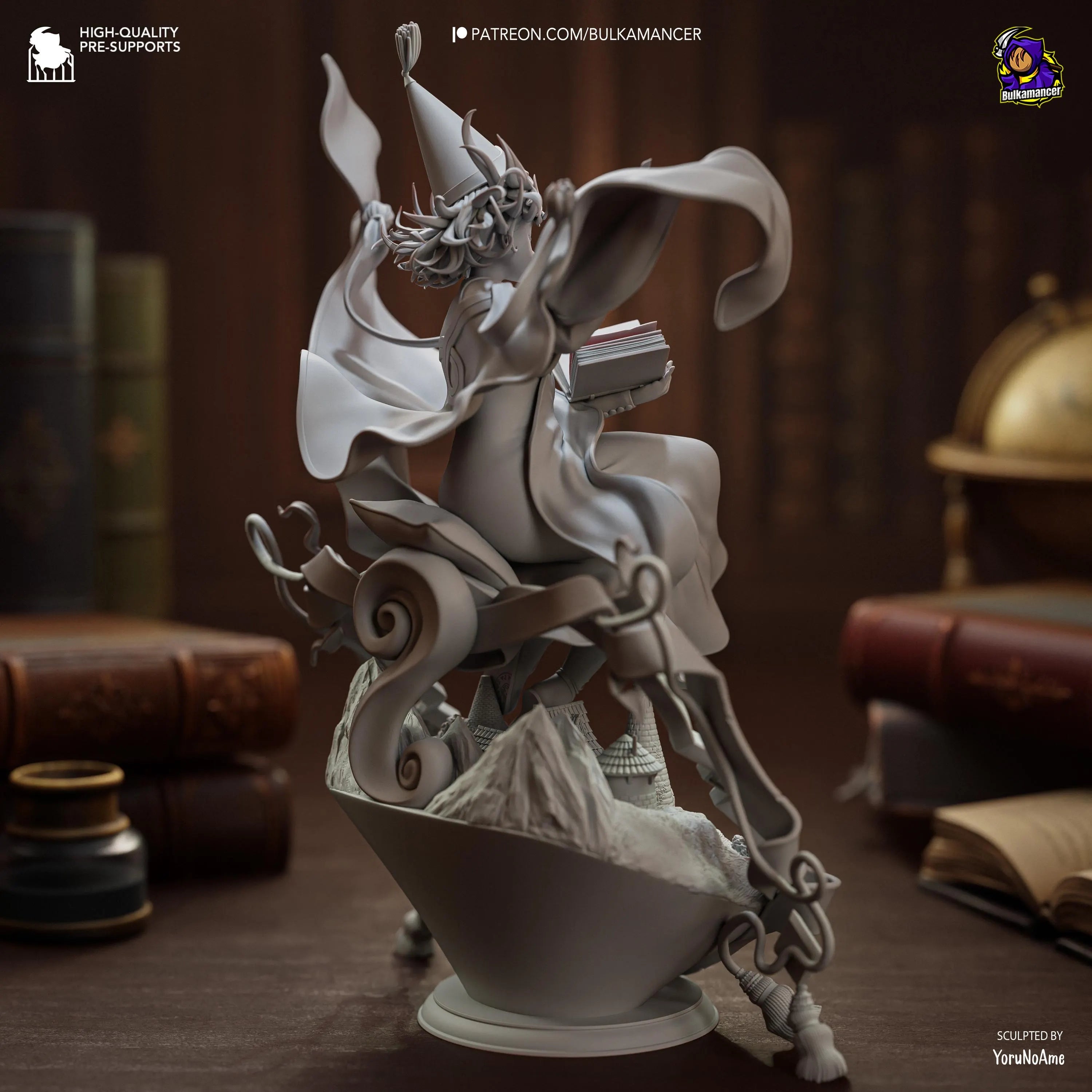 Witch Hat Atelier Coco Figure – Detailed Anime Statue, Fan Art Collectible Model Kit