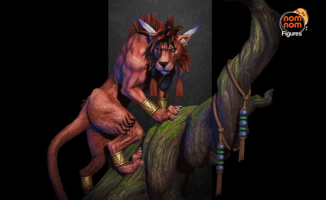 Red XIII Beast Warrior Statue | Final Fantasy VII Resin Model Kit (1:10 Scale)