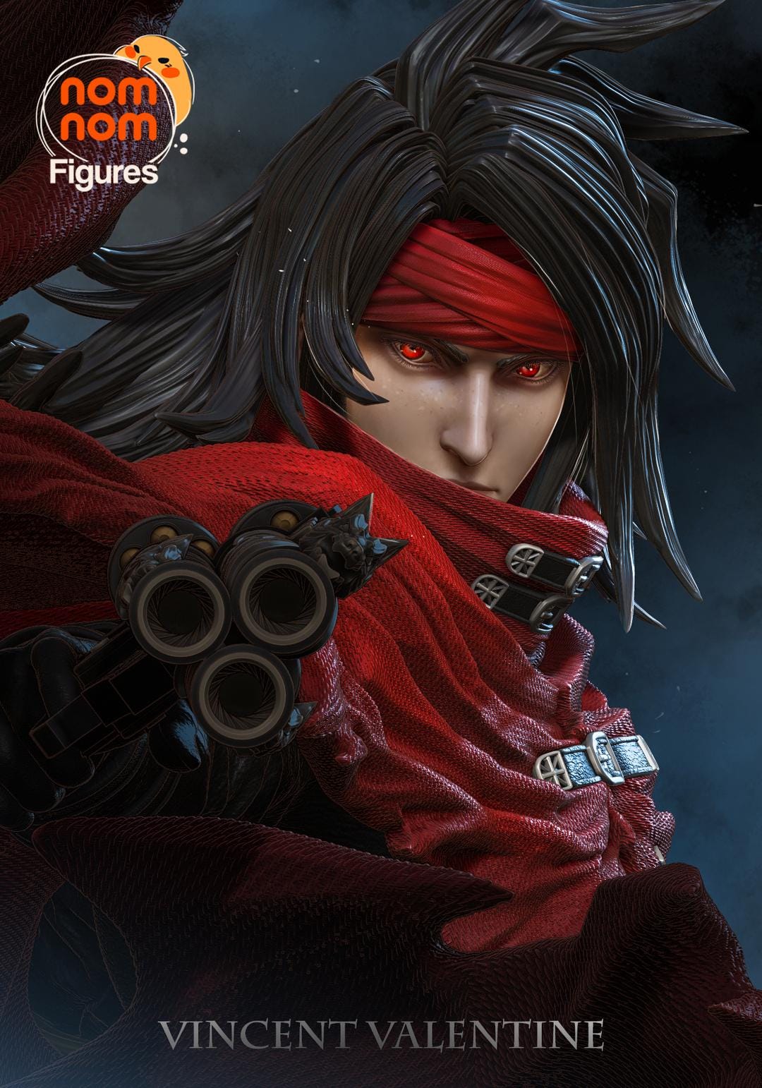 Vincent Valentine Statue | Final Fantasy VII Resin Model | 3D Printed Figure