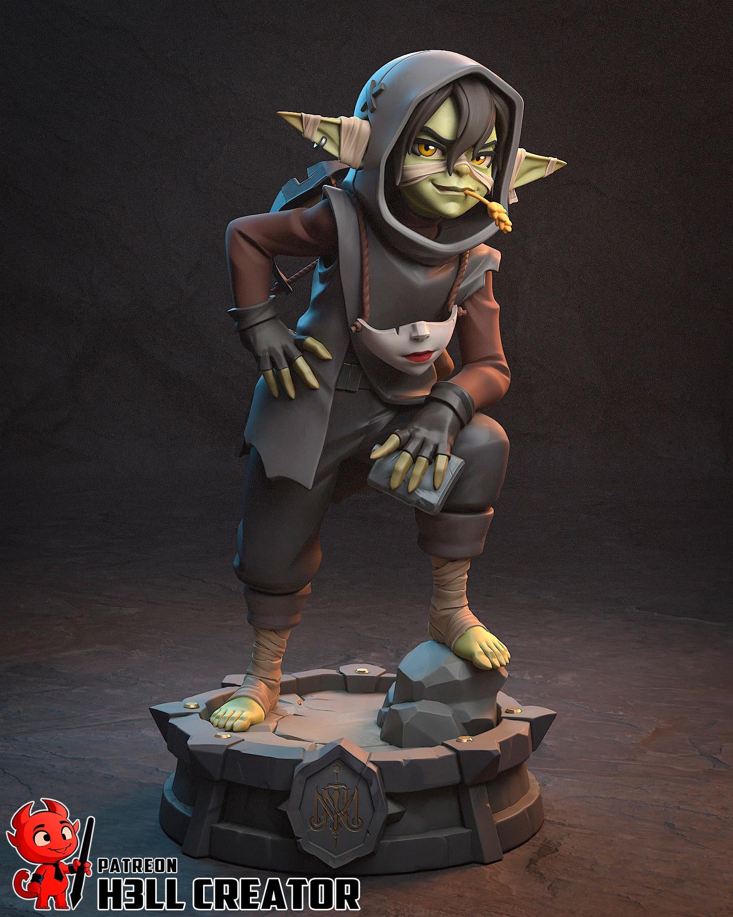Nott the Brave Resin Statue | 16k Ultra-High Resolution | Mighty Nein Collector’s Piece | Hand-Painted  Display