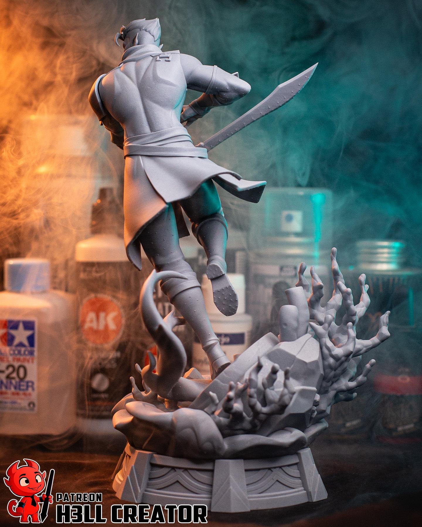 Fjord Resin Statue | Mighty Nein Collector's Piece | Hand-Painted Display