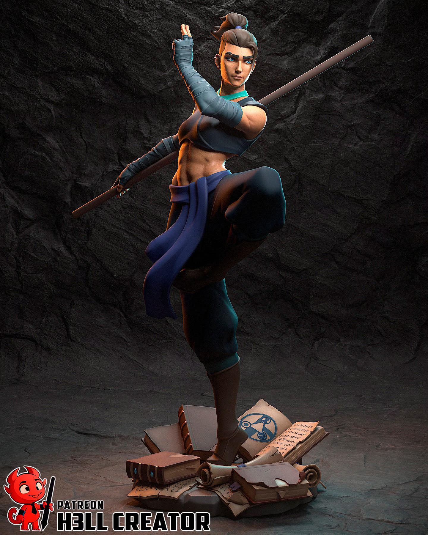 Beauregard Resin Statue | 16k Ultra-High Resolution | Mighty Nein Collector’s Piece | Hand-Painted & Professional Display