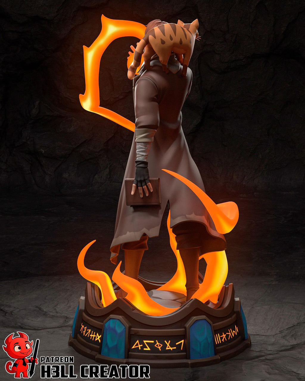 Caleb Resin Statue | 16k Ultra-High Resolution | Mighty Nein Collector’s Piece | Hand-Painted & Professional Display