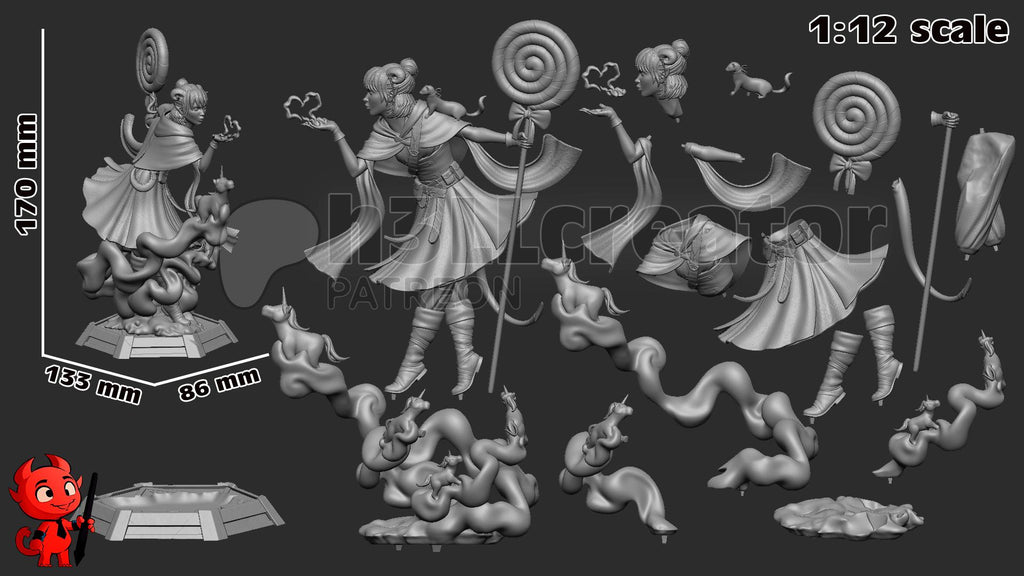 Jester Resin Statue | 16k Ultra-High Resolution | Mighty Nein Collector’s Piece | Hand-Painted & Professional Display