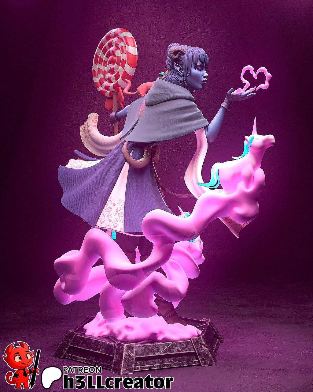 Jester Resin Statue | 16k Ultra-High Resolution | Mighty Nein Collector’s Piece | Hand-Painted & Professional Display