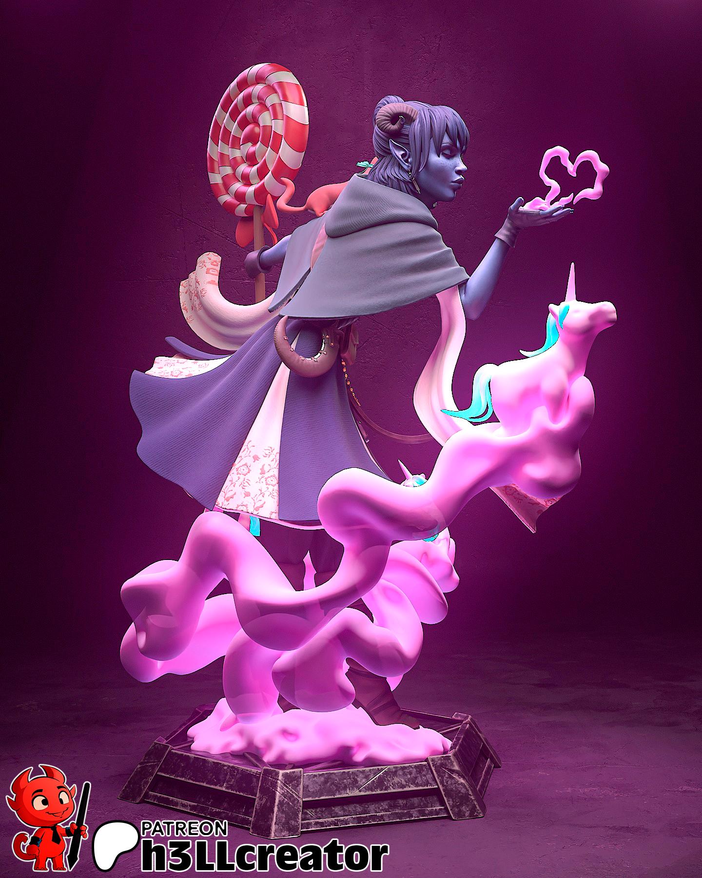 Jester Resin Statue | 16k Ultra-High Resolution | Mighty Nein Collector’s Piece | Hand-Painted & Professional Display