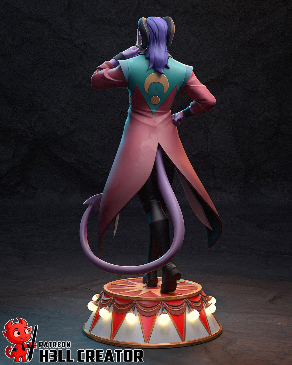 Mollymauk Resin Statue | 16k Ultra-High Resolution | Mighty Nein Collector’s Piece | Hand-Painted & Professional Display