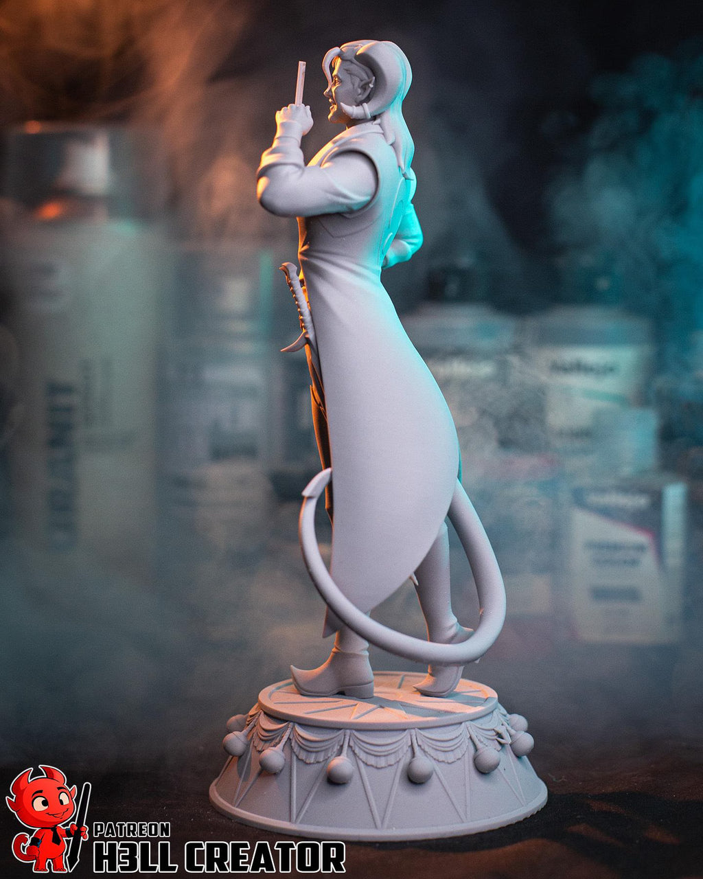 Mollymauk Resin Statue | 16k Ultra-High Resolution | Mighty Nein Collector’s Piece | Hand-Painted & Professional Display