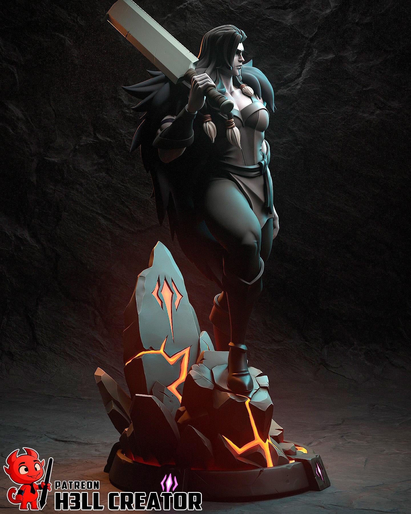 Yasha Resin Statue | 16k Ultra-High Resolution | Mighty Nein Collector’s Piece | Hand-Painted & Professional Display