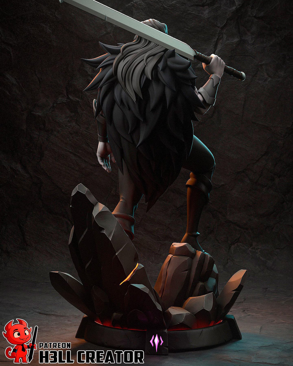 Yasha Resin Statue | 16k Ultra-High Resolution | Mighty Nein Collector’s Piece | Hand-Painted & Professional Display