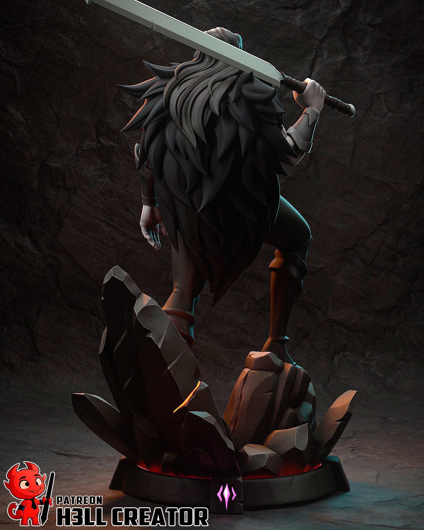 Yasha Resin Statue | 16k Ultra-High Resolution | Mighty Nein Collector’s Piece | Hand-Painted & Professional Display