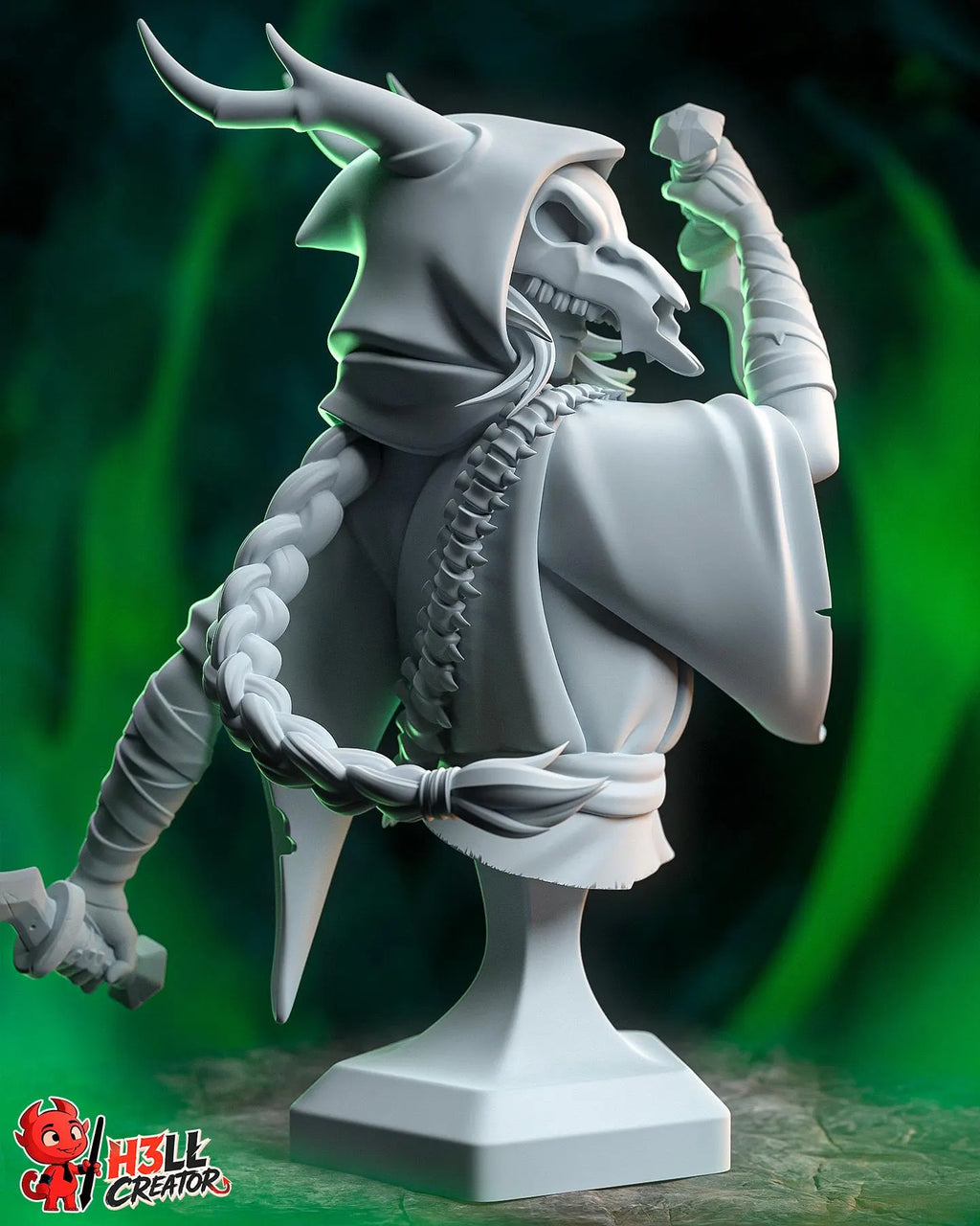 The Silent-High-Detail Resin Statue-  1:10 Scale Fantasy Miniature