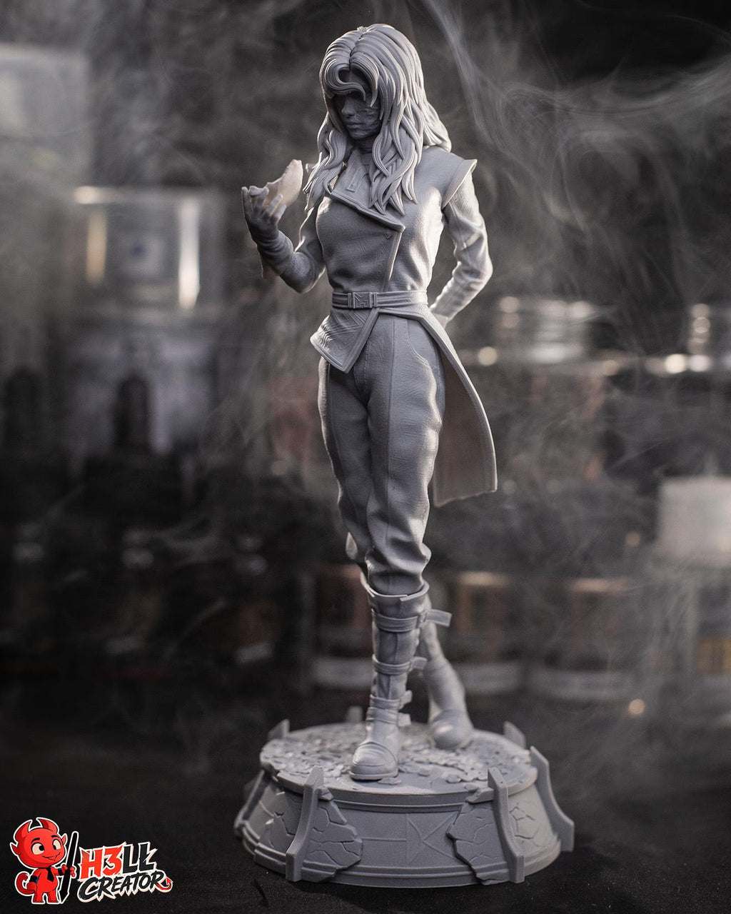 Alicia Statue & Bust- High-Detail Resin Collectible – 1:10 Scale Fantasy Art