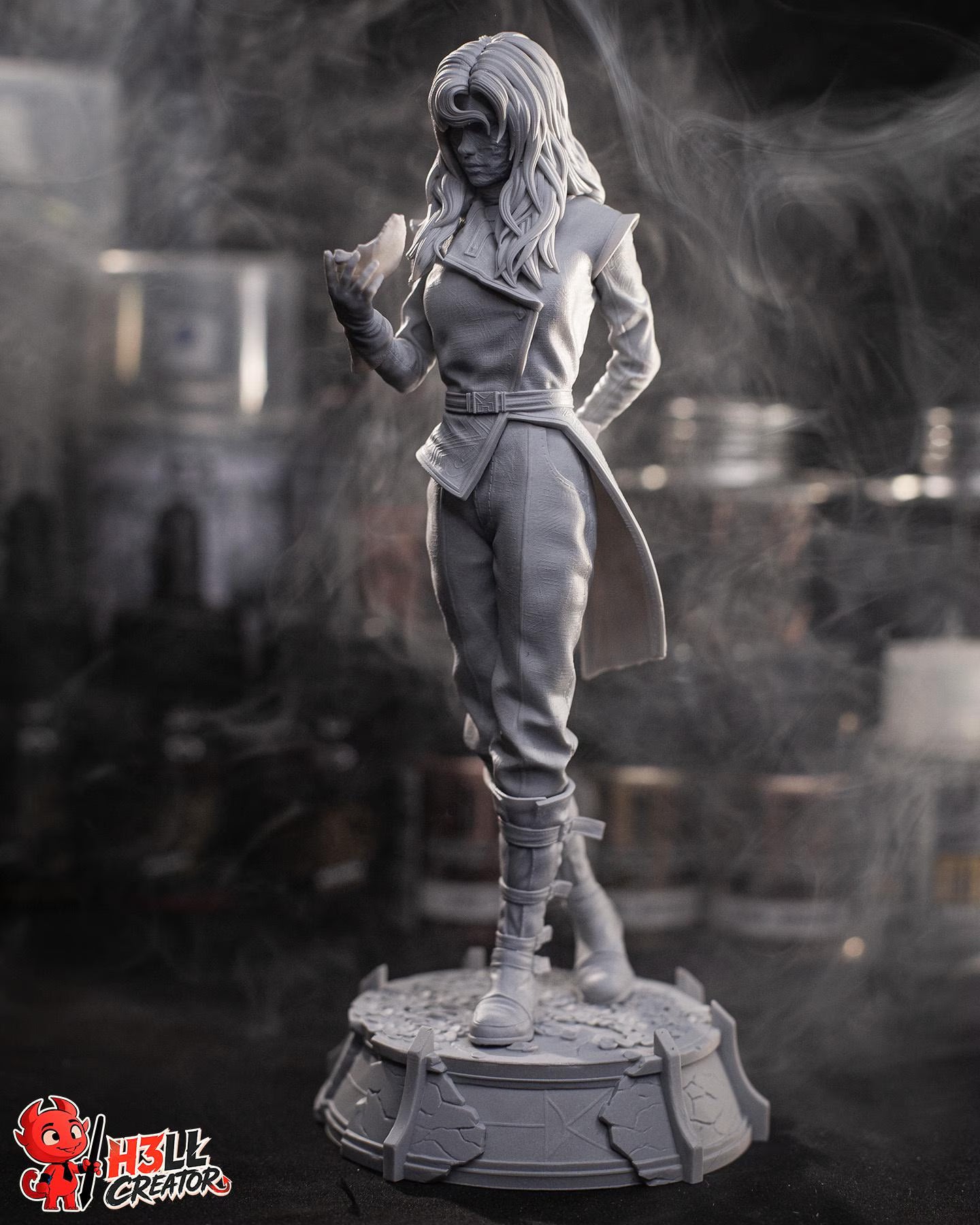 Alicia Statue & Bust- High-Detail Resin Collectible – 1:10 Scale Fantasy Art