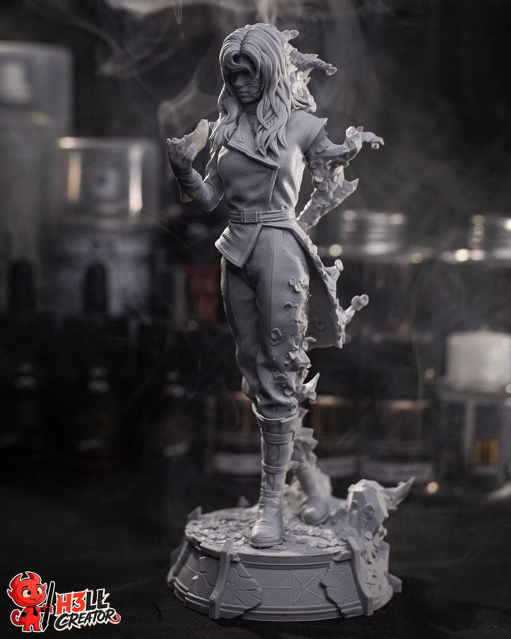 Alicia Statue & Bust- High-Detail Resin Collectible – 1:10 Scale Fantasy Art