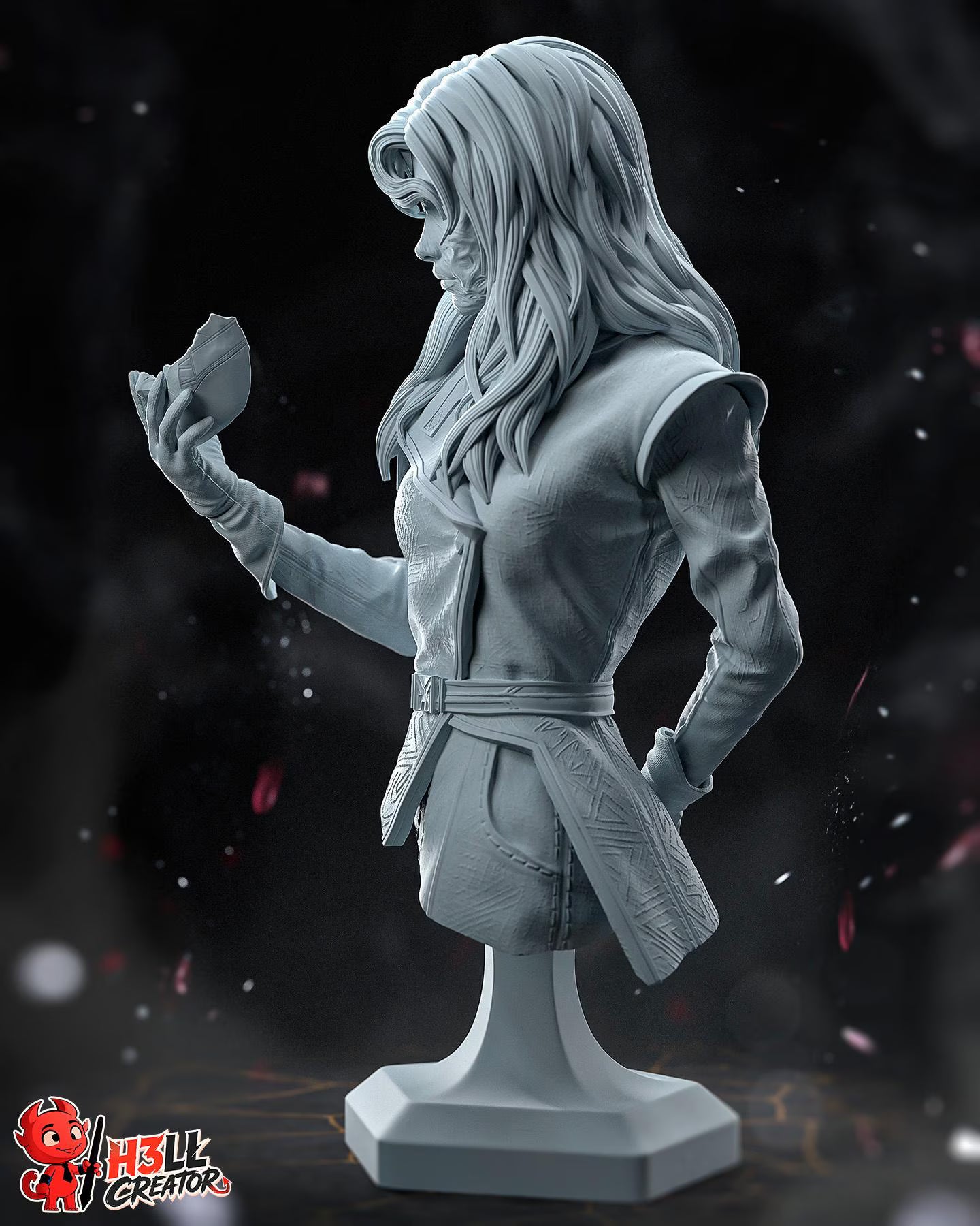 Alicia Statue & Bust- High-Detail Resin Collectible – 1:10 Scale Fantasy Art