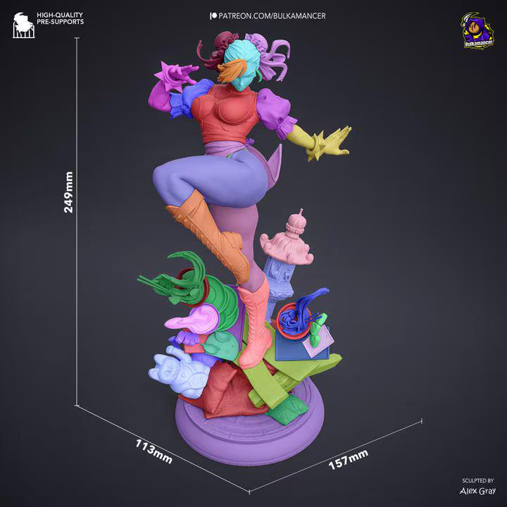 Chun-Li "Spring Beauty" – Premium Resin Statue-  1:10 Scale Gaming Collectible