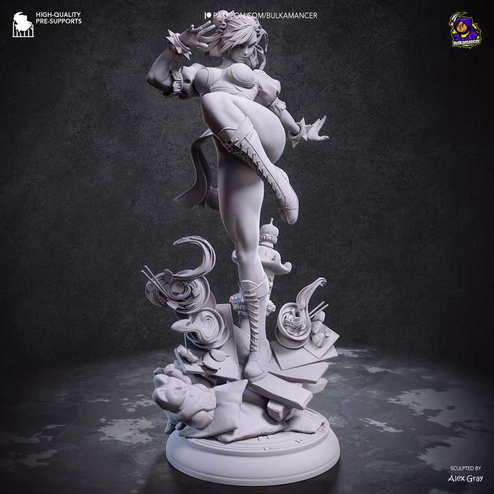 Chun-Li "Spring Beauty" – Premium Resin Statue-  1:10 Scale Gaming Collectible