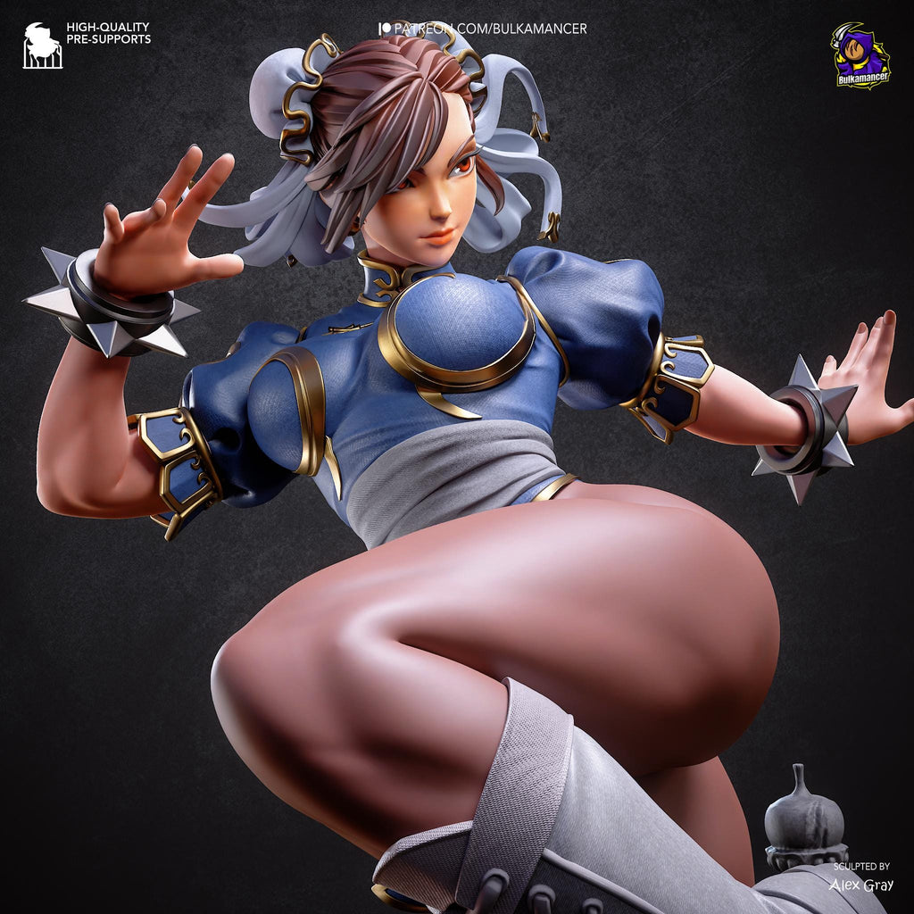 Chun-Li "Spring Beauty" – Premium Resin Statue-  1:10 Scale Gaming Collectible
