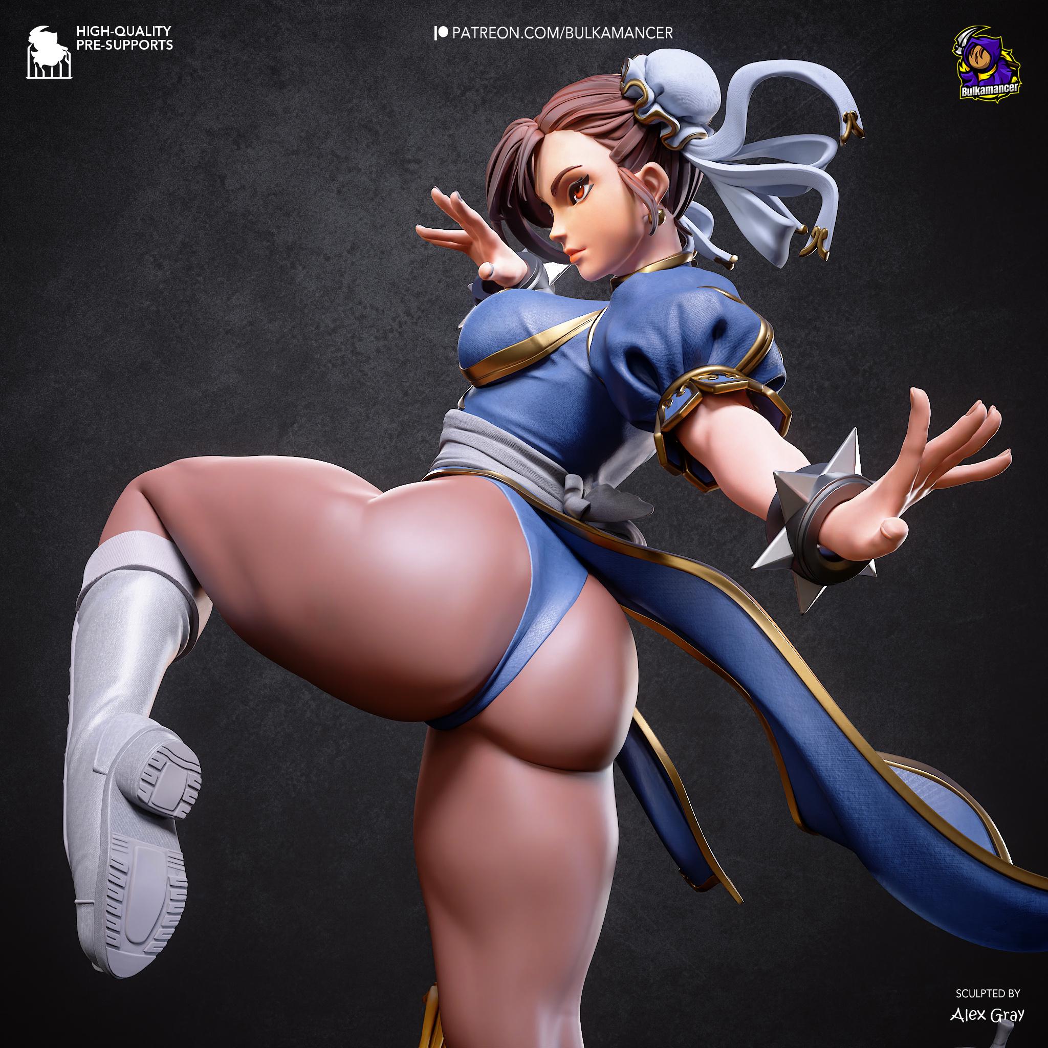 Chun-Li "Spring Beauty" – Premium Resin Statue-  1:10 Scale Gaming Collectible