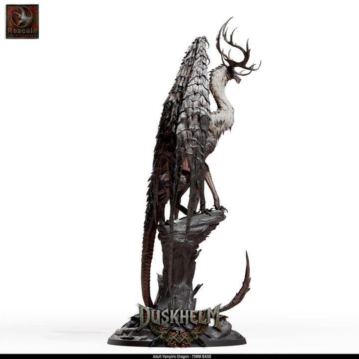 Adult Vampiric Dragon – Gothic Fantasy Miniature – Premium 16K Resin