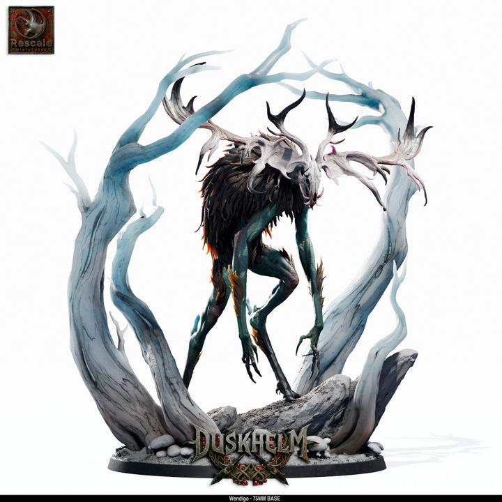 Wendigo – Duskhelm Collection – Premium 75mm Resin Display Miniature