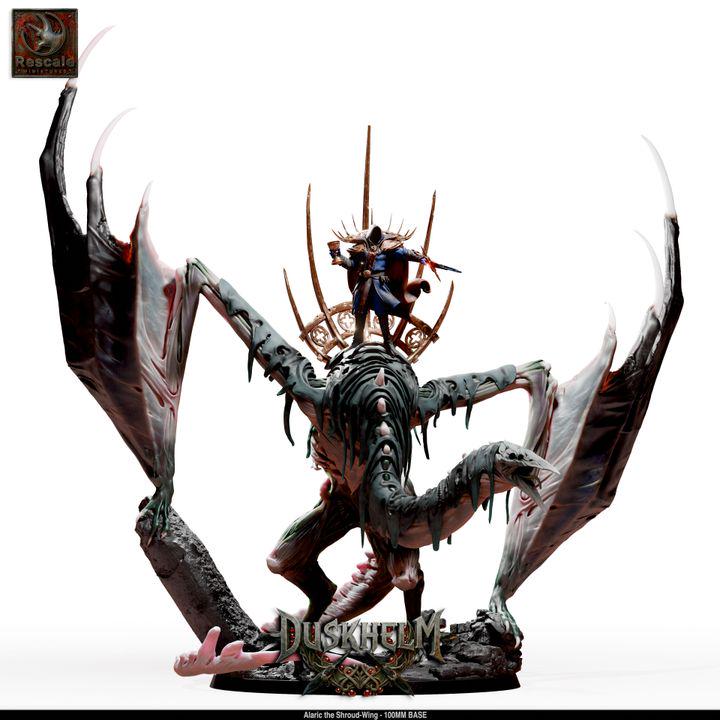 Nightwing Mourner Alaric The Shroud-Wing: The Complete Collection – 40mm Hero & 100mm Dragon Centerpiece