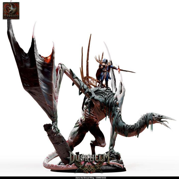 Nightwing Mourner Alaric The Shroud-Wing: The Complete Collection – 40mm Hero & 100mm Dragon Centerpiece