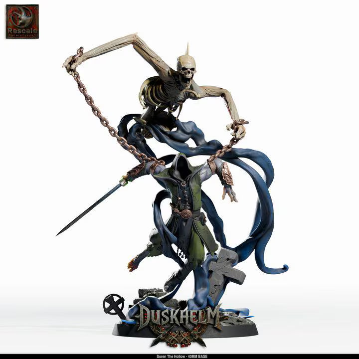 Nightwing Mourners: Soren the Bone-Reaper – 40mm Hero & 100mm Centerpiece