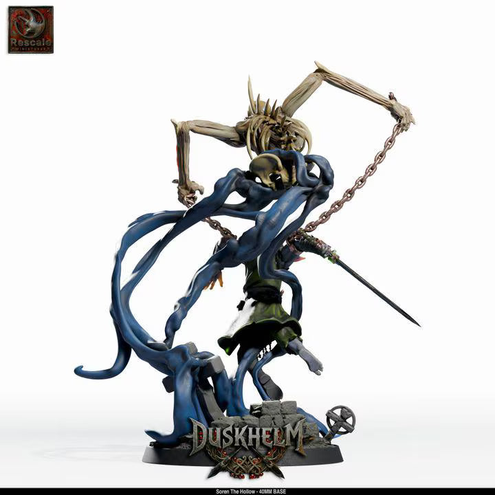 Nightwing Mourners: Soren the Bone-Reaper – 40mm Hero & 100mm Centerpiece