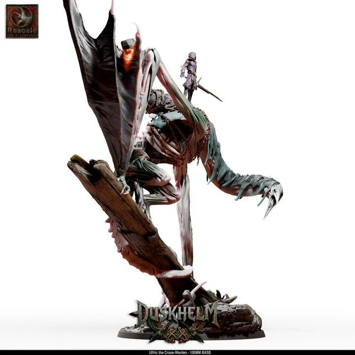 Nightwing Mourners: Ulfric the Cross-Warden – 40mm Hero & 100mm Centerpiece