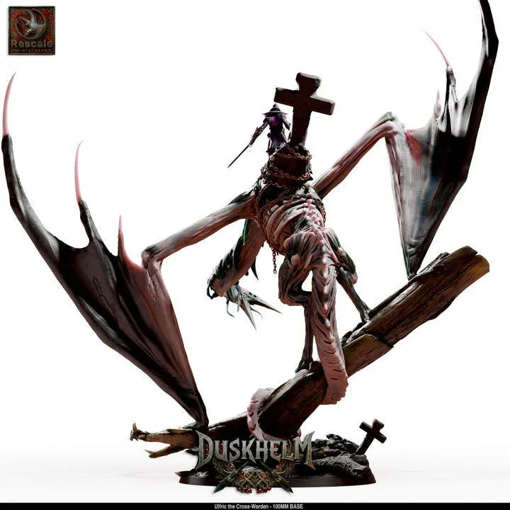 Nightwing Mourners: Ulfric the Cross-Warden – 40mm Hero & 100mm Centerpiece