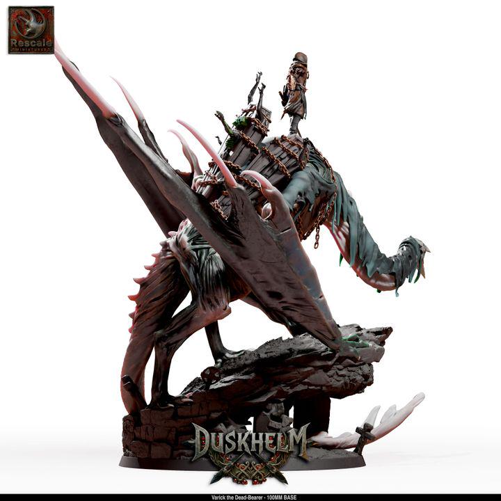 Nightwing Mourners –Varick the Dead-Bearer-40mm Hero & 100mm Centerpiece
