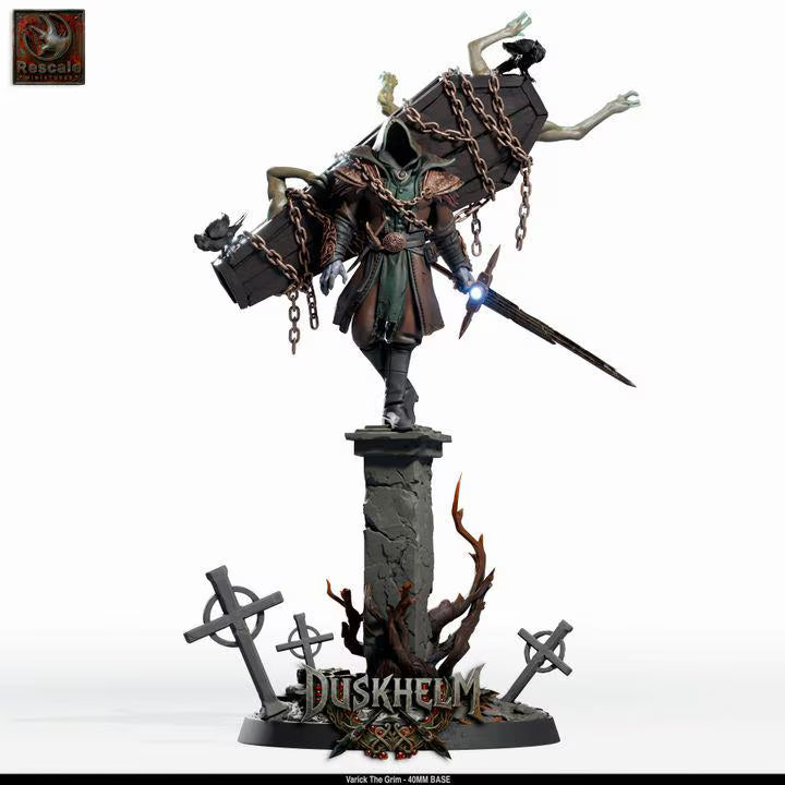 Nightwing Mourners –Varick the Dead-Bearer-40mm Hero & 100mm Centerpiece
