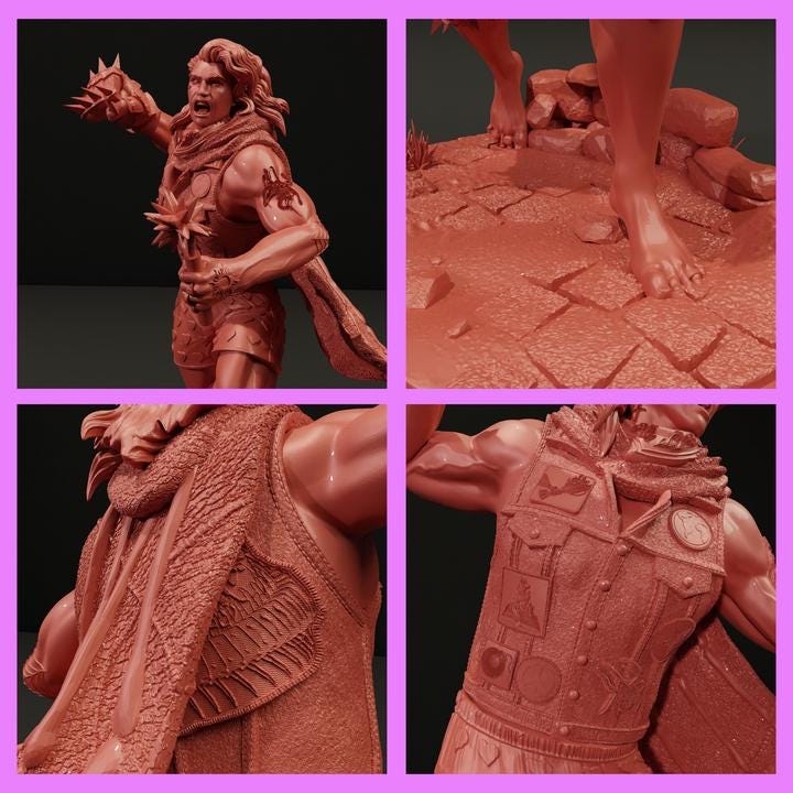Dungeon Crawler Carl- The Man Who Refuses to Die 1:10 scale