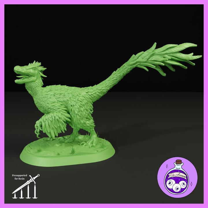 The Feathered Terror-Mongo – HD Resin Statue 1:10 Scale