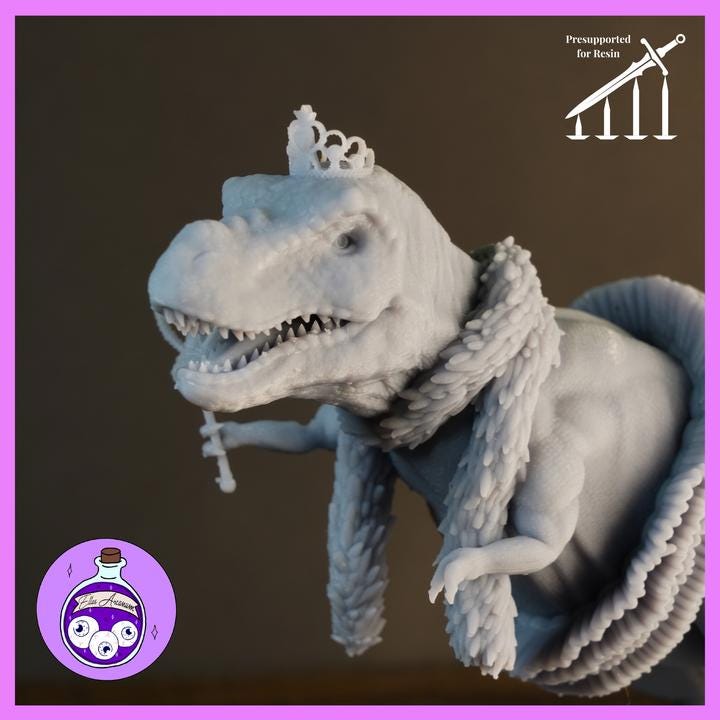 The Crowned Predator- Big Tina – Dungeon Crawler Carl 1:10 Scale