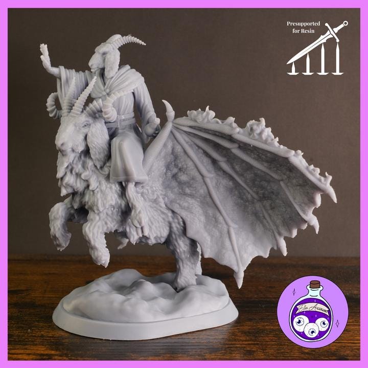 Prepotente & Bianca- The Divine Duo – Dungeon Crawler Carl Miniature 1:10 Scale