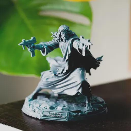 System-Approved: Uzi Jesus – Dungeon Crawler Carl Fan Art