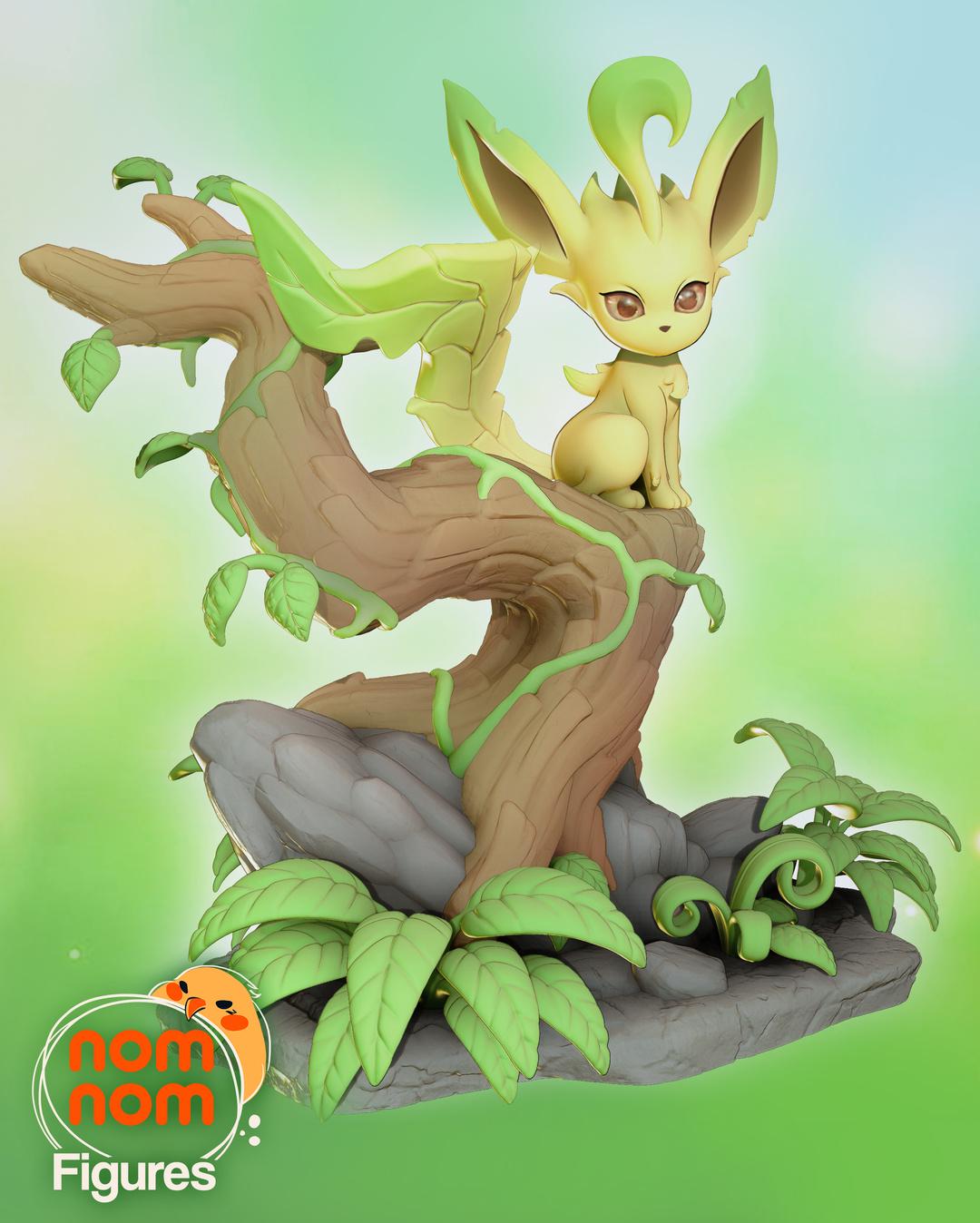 Leafeon: Verdant Forest Guardian Miniature
