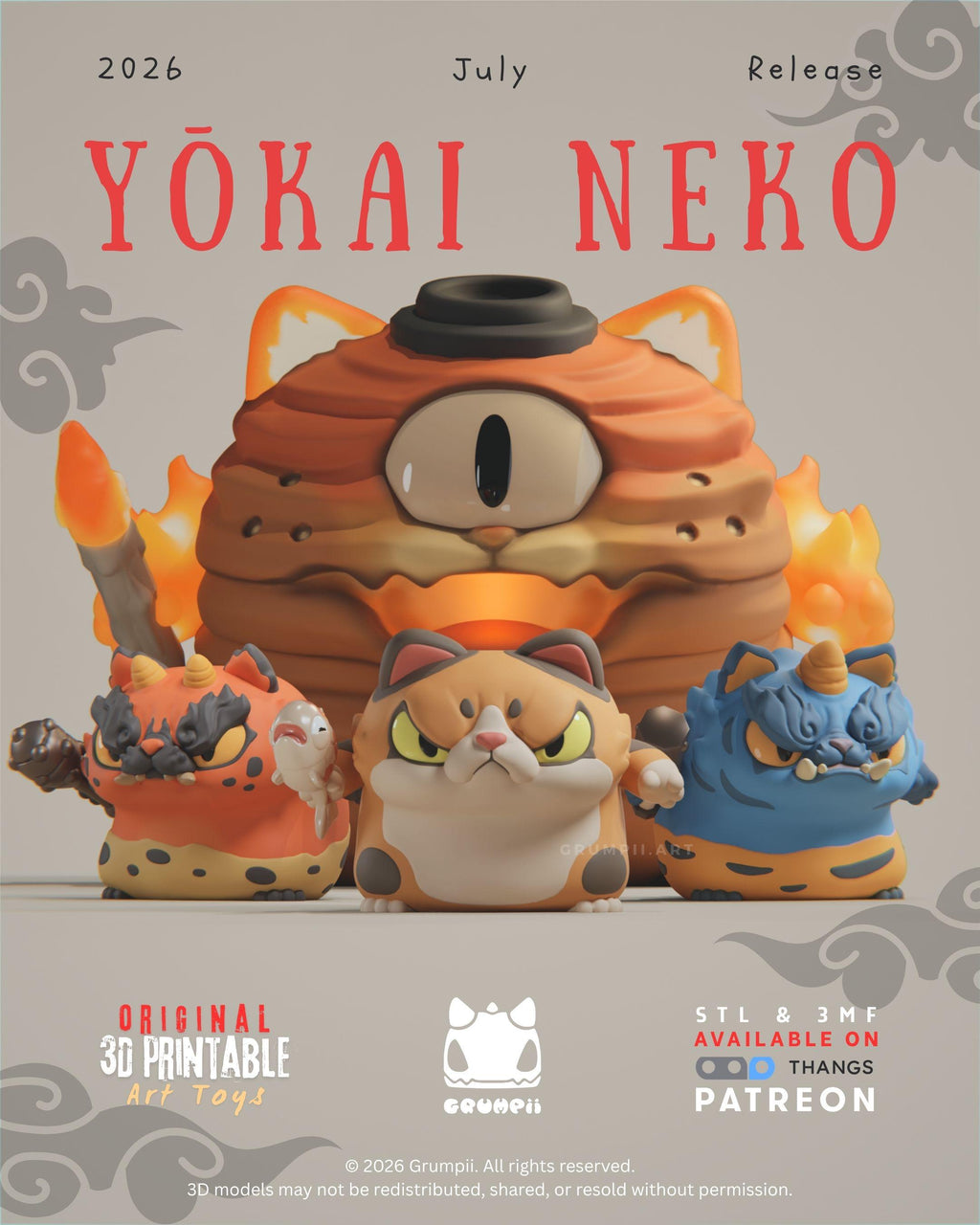 Yōkai Neko Collection (Art Toy Series)