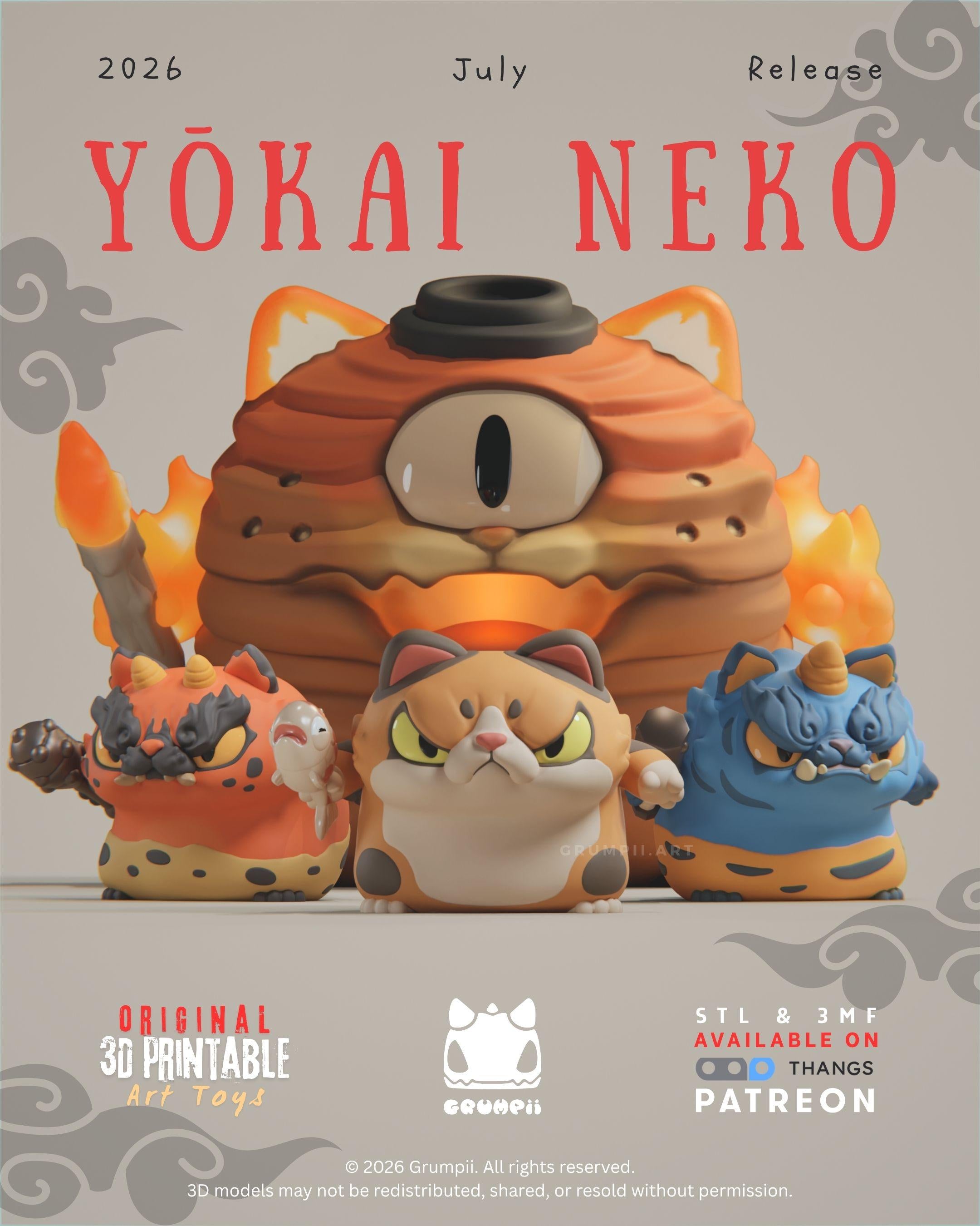 Yōkai Neko Collection (Art Toy Series)