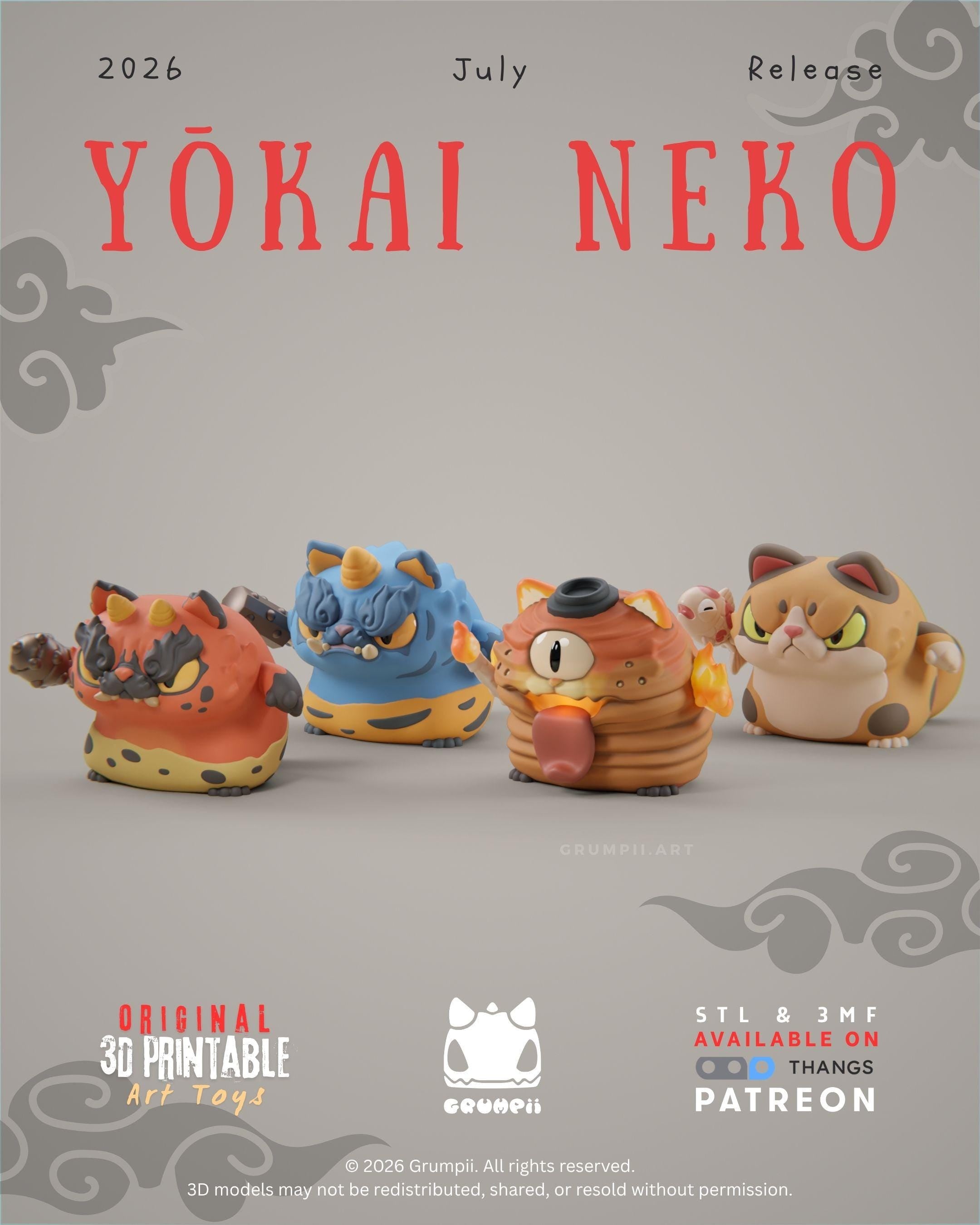 Yōkai Neko Collection (Art Toy Series)