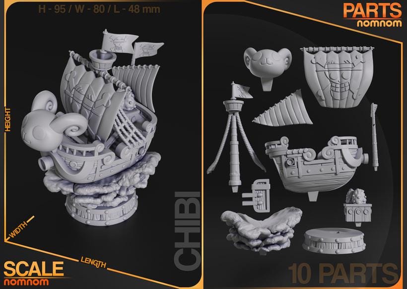 The Going Merry (NomNom Figures)