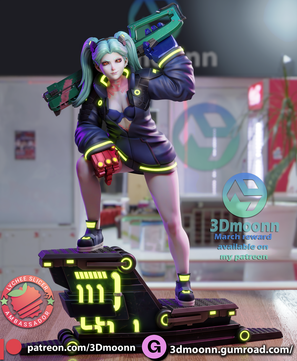 Rebecca Statue 1/6 Scale - Cyberpunk Edgerunners | Billy Bones Emporium