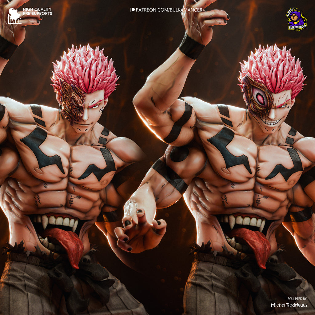 King of Curses Premium Resin Statue | Highly Detailed Collector's Figure