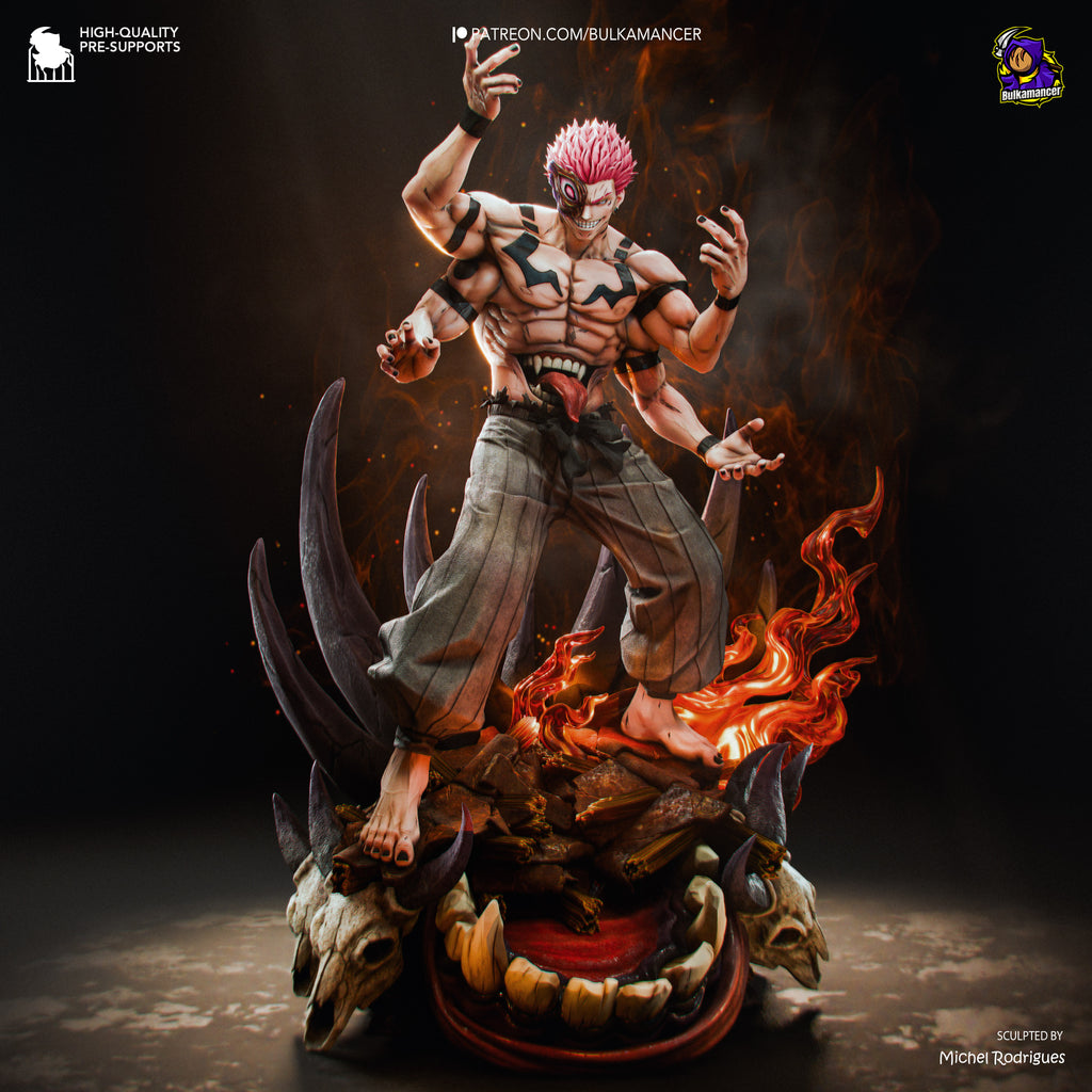 King of Curses Premium Resin Statue | Highly Detailed Collector's Figure